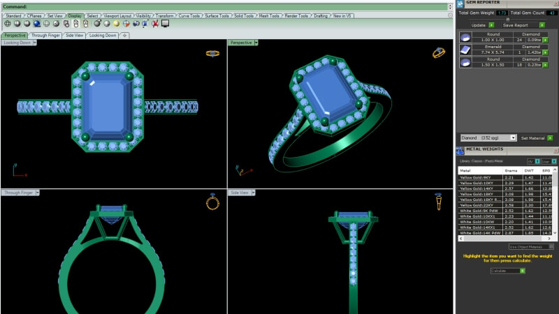 3D Jewelry modeling