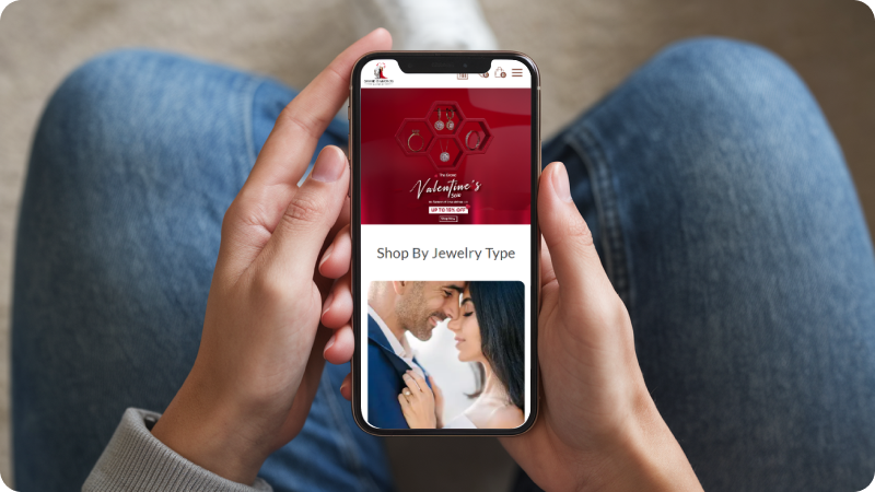 custom websites for jewelry retailers