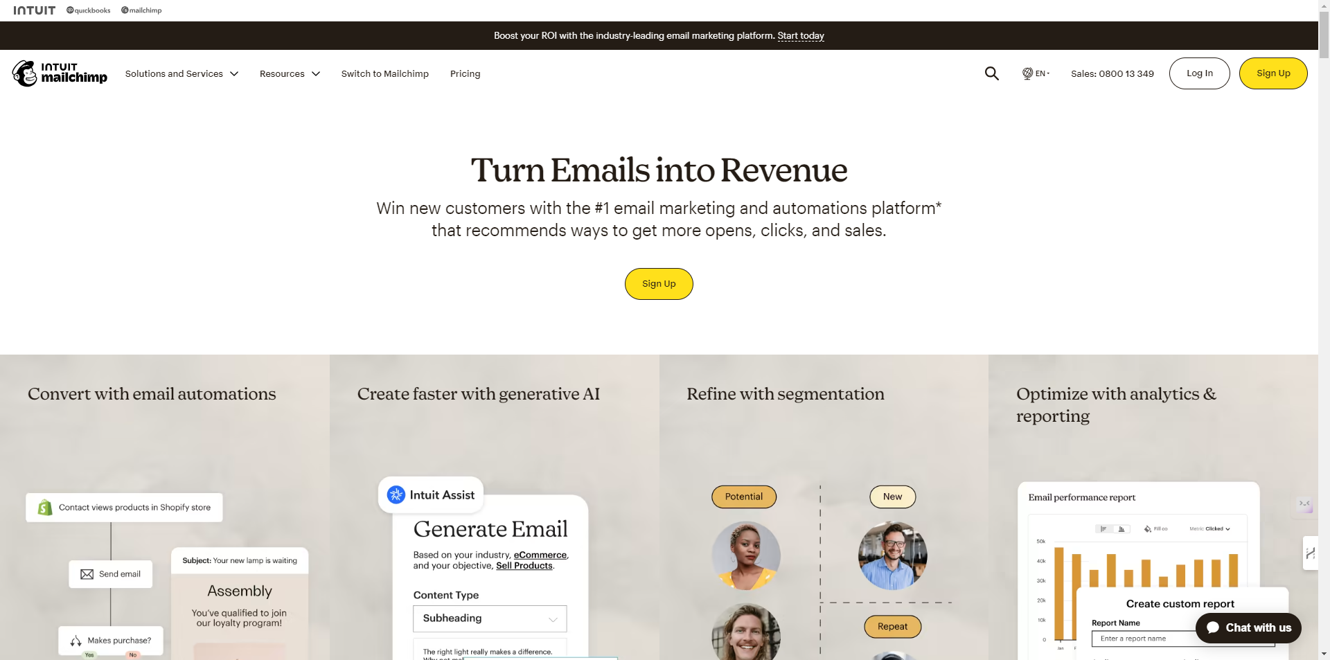 Mailchimp Dashboard