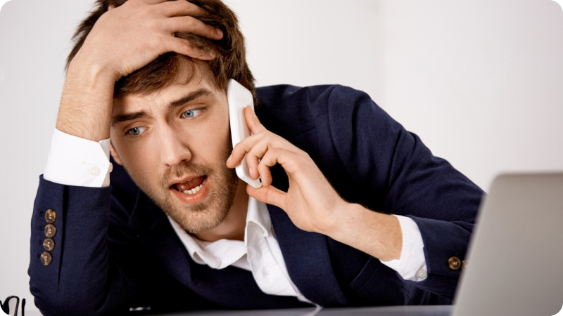 Frustrated Man