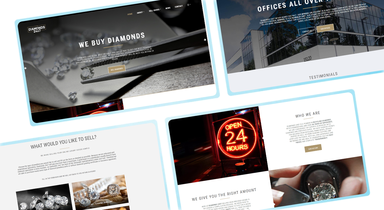Diamond 24x7 Website