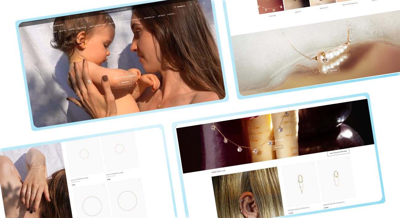 Persee Paris Online Jewelry Store Solutions